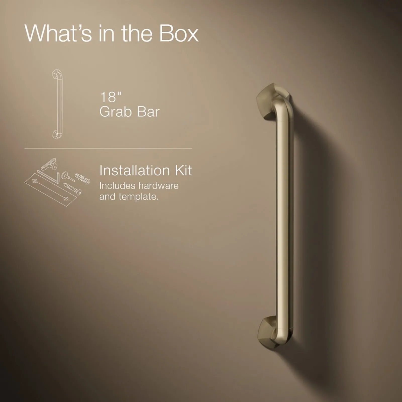18" grab bar^Kohler Discount