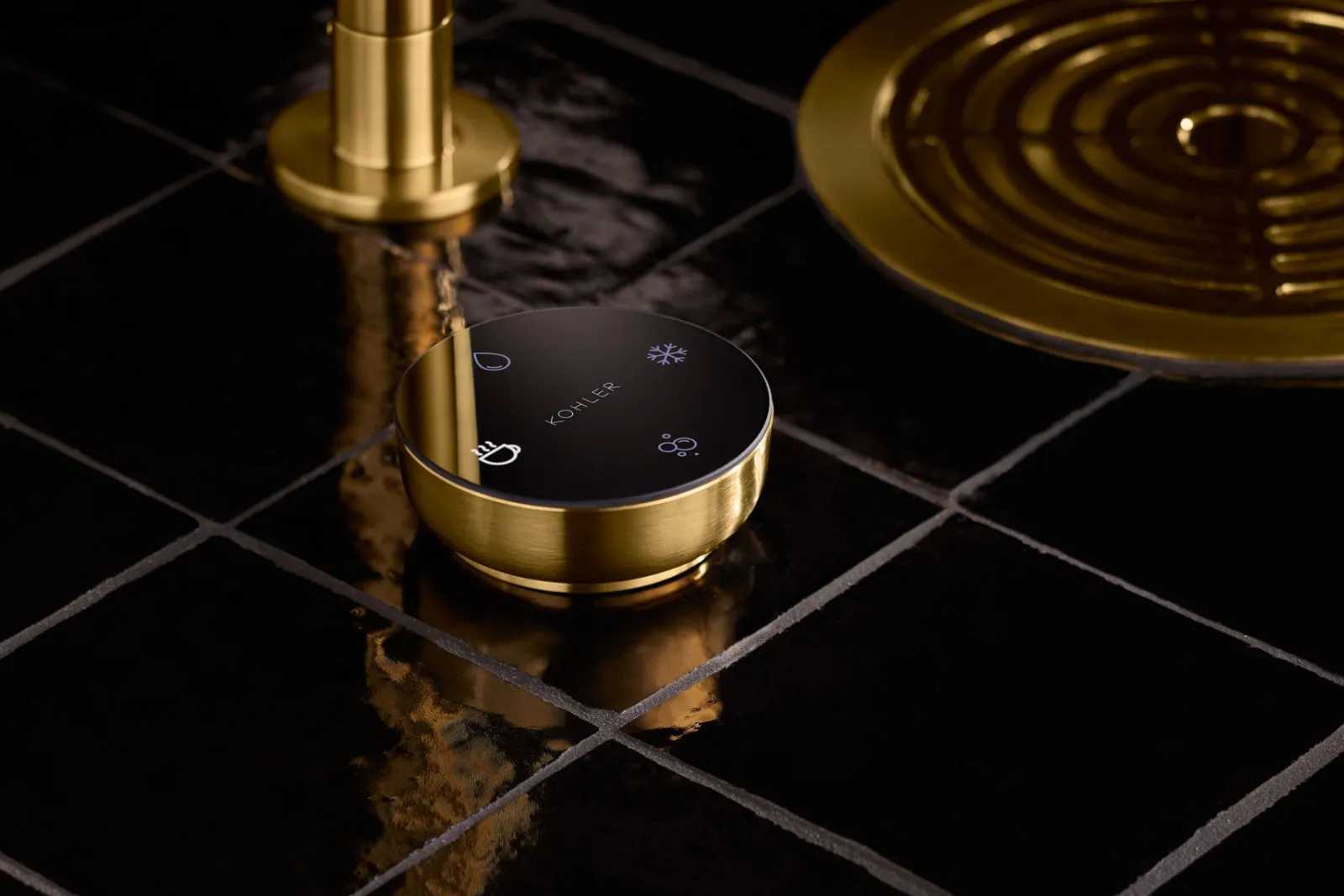Grated drain^Kohler New