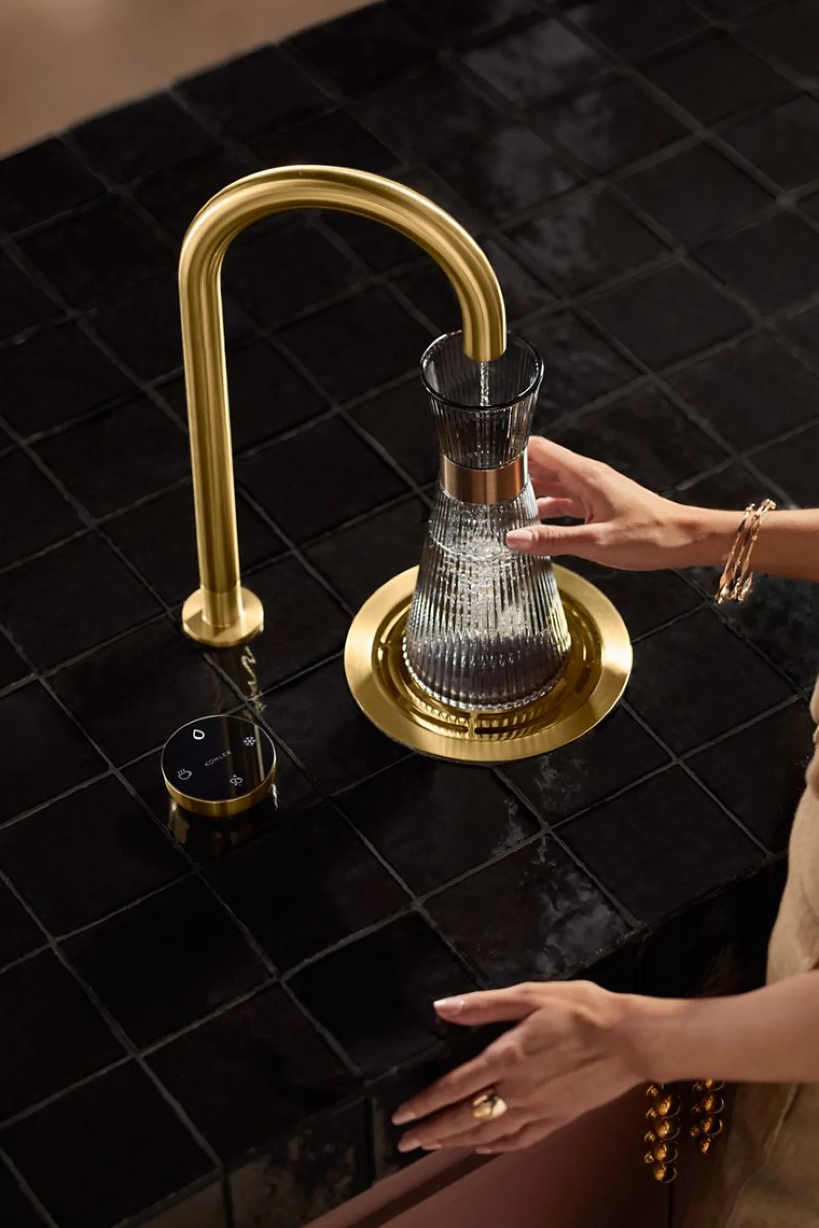 Grated drain^Kohler New