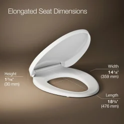 Heated Quiet-Close™ elongated toilet seat^Kohler Sale