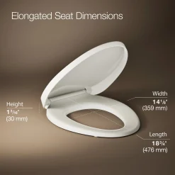 Heated Quiet-Close™ elongated toilet seat^Kohler Sale