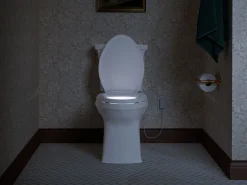 Heated ReadyLatch® Quiet-Close™ elongated toilet seat^Kohler Outlet