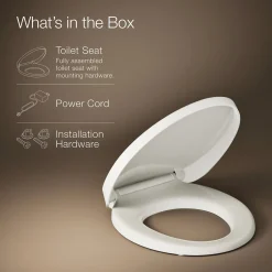 Heated round-front toilet seat^Kohler Outlet