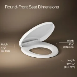 Heated round-front toilet seat^Kohler Outlet