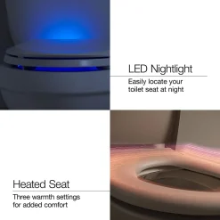 Heated round-front toilet seat^Kohler Outlet