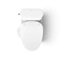 Hidden cord one-piece compact elongated toilet with skirted trapway, 1.28 gpf^Kohler New