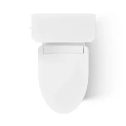 Hidden cord two-piece elongated toilet with skirted trapway, 1.28 gpf^Kohler Discount
