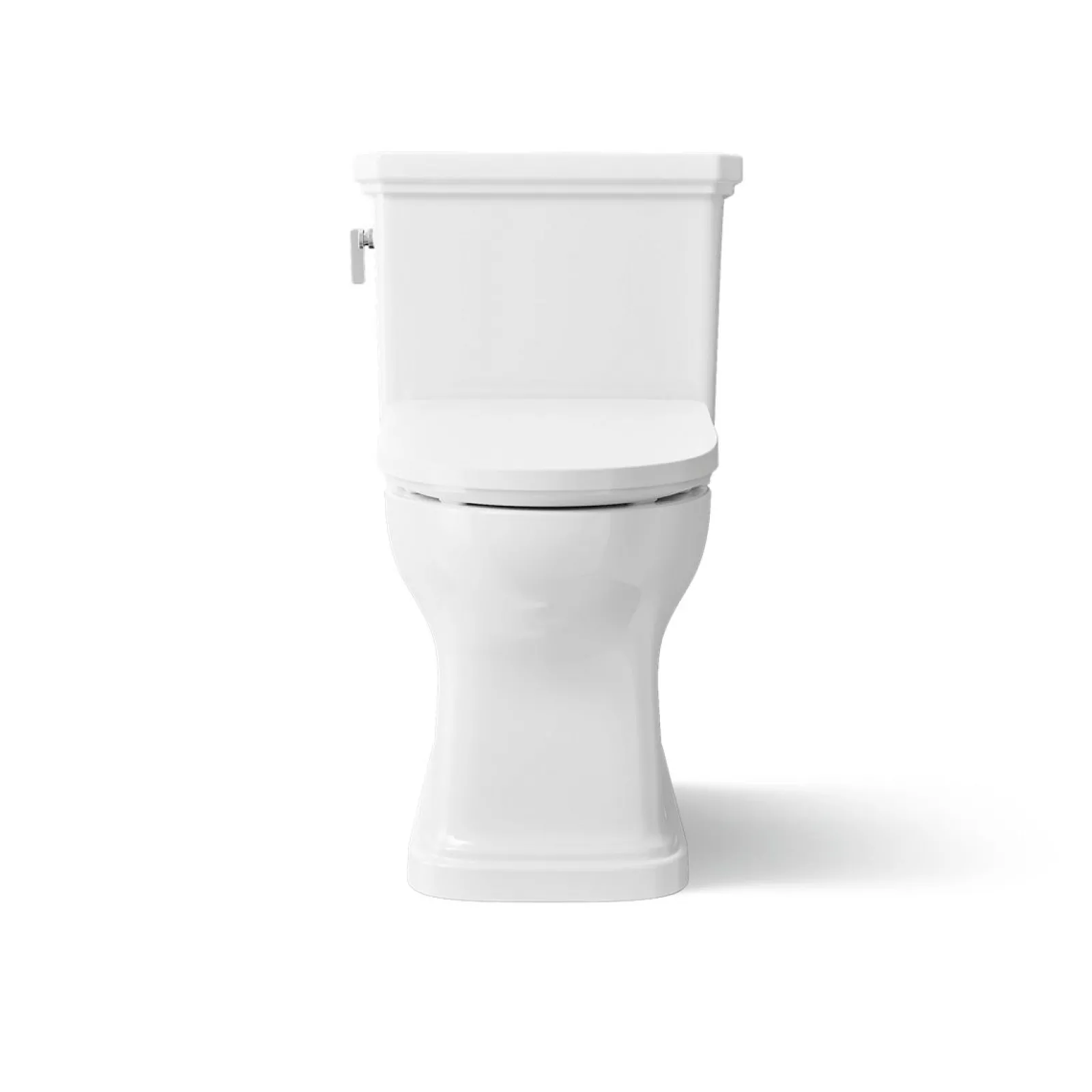 Hidden cord two-piece elongated toilet with skirted trapway, 1.28 gpf^Kohler Discount