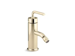 Horizontal swivel spray aerator bidet faucet with straight lever handle^Kohler New