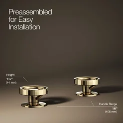 Industrial bathroom sink faucet handles^Kohler Outlet