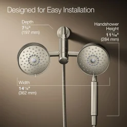 2-in-1 multifunction 2.5 gpm shower combo kit^Kohler Online