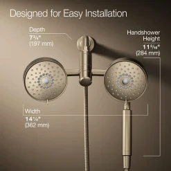 2-in-1 multifunction 2.5 gpm shower combo kit^Kohler Online