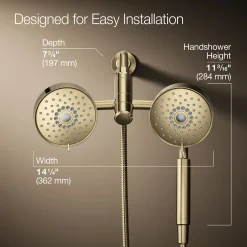 2-in-1 multifunction 2.5 gpm shower combo kit^Kohler Online
