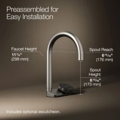 4-in-1 short arc beverage faucet^Kohler Outlet