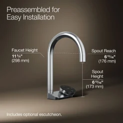 4-in-1 short arc beverage faucet^Kohler Outlet