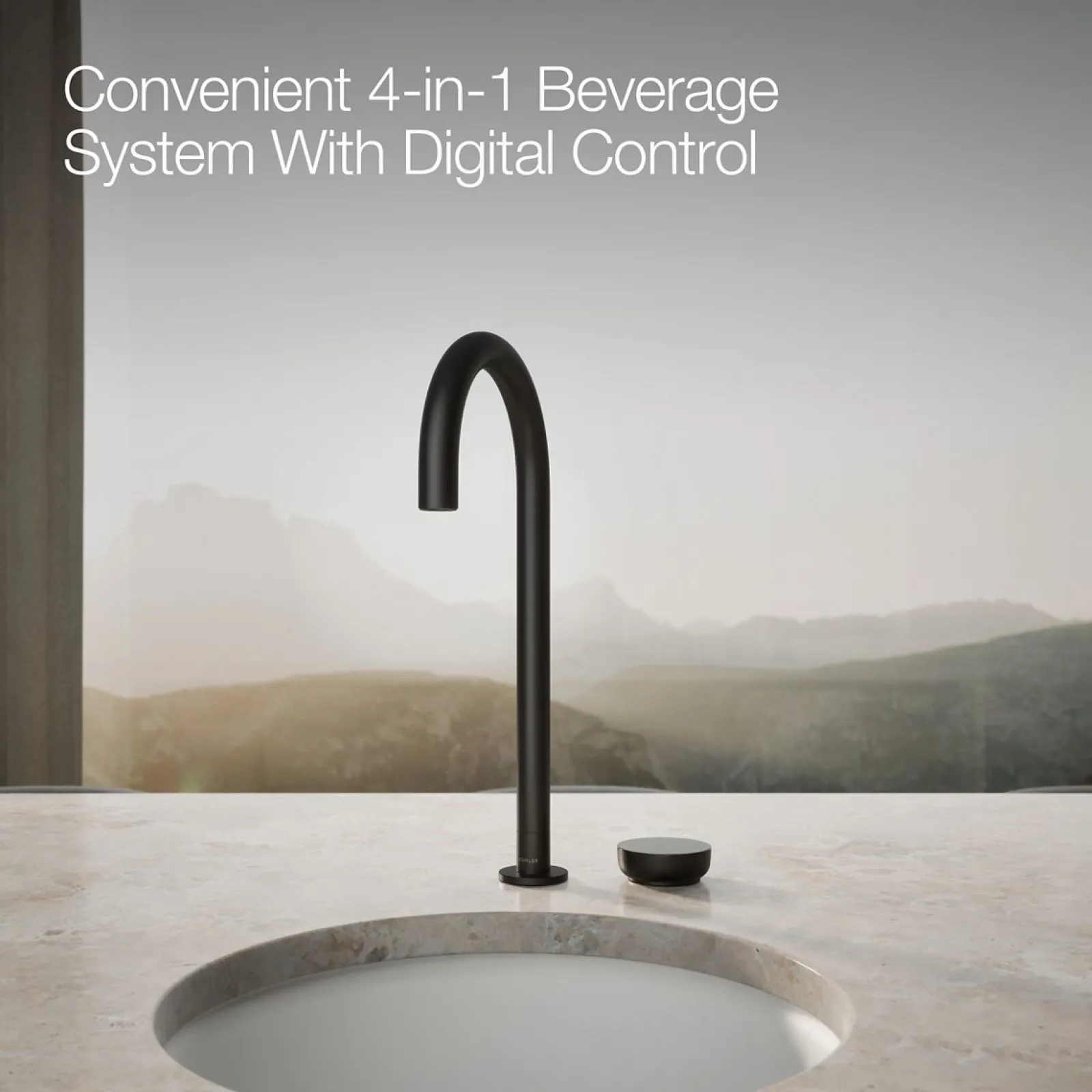 4-in-1 tall arc beverage faucet^Kohler New