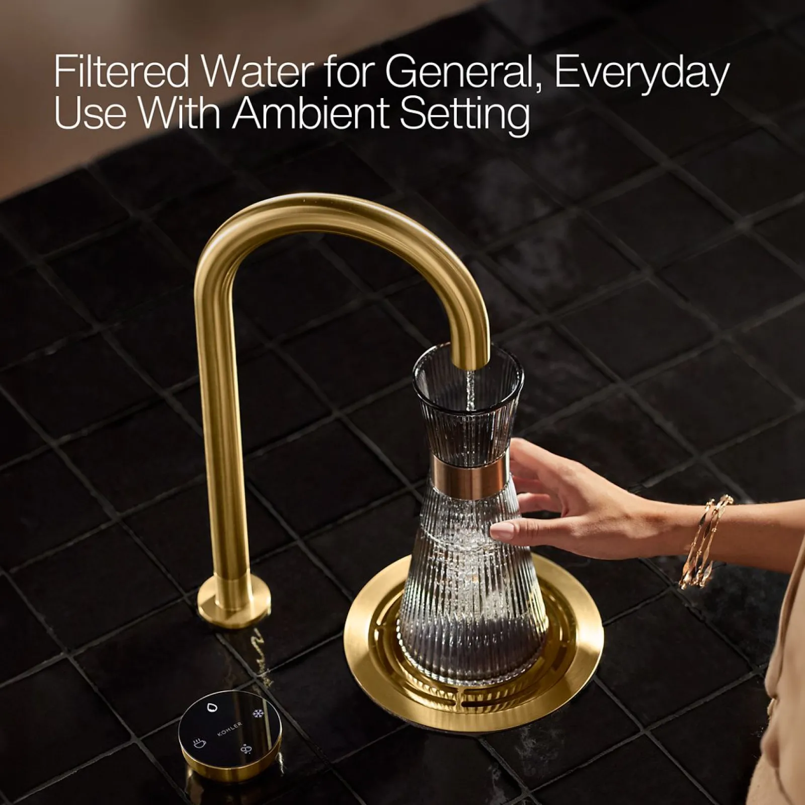 4-in-1 tall arc beverage faucet^Kohler New