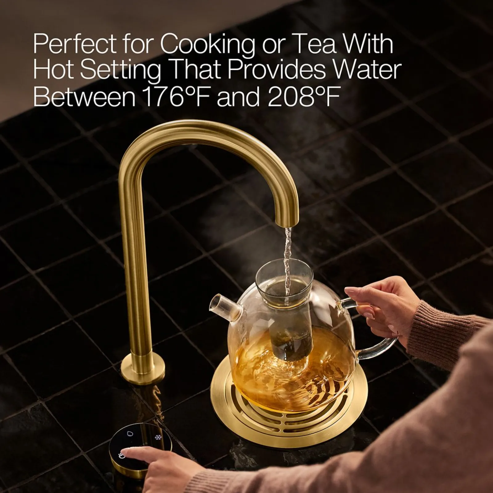 4-in-1 tall arc beverage faucet^Kohler New