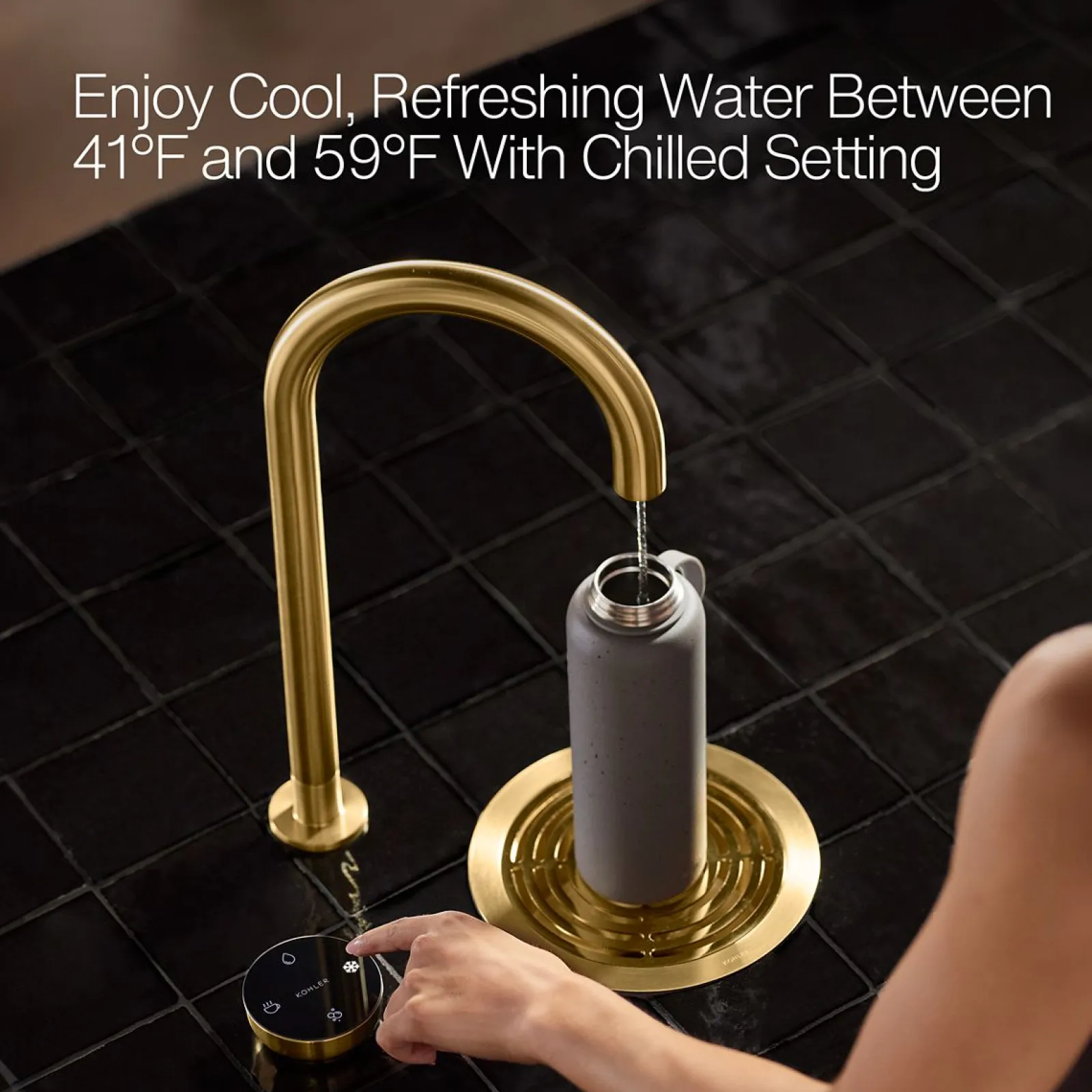 4-in-1 tall arc beverage faucet^Kohler New