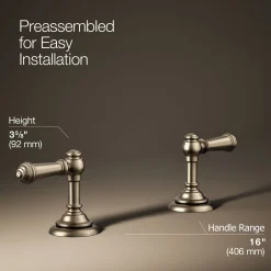 Lever bathroom sink faucet handles^Kohler Clearance