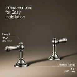 Lever bathroom sink faucet handles^Kohler Clearance