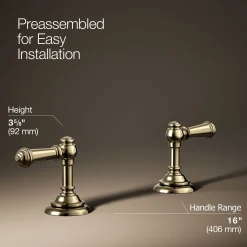 Lever bathroom sink faucet handles^Kohler Clearance