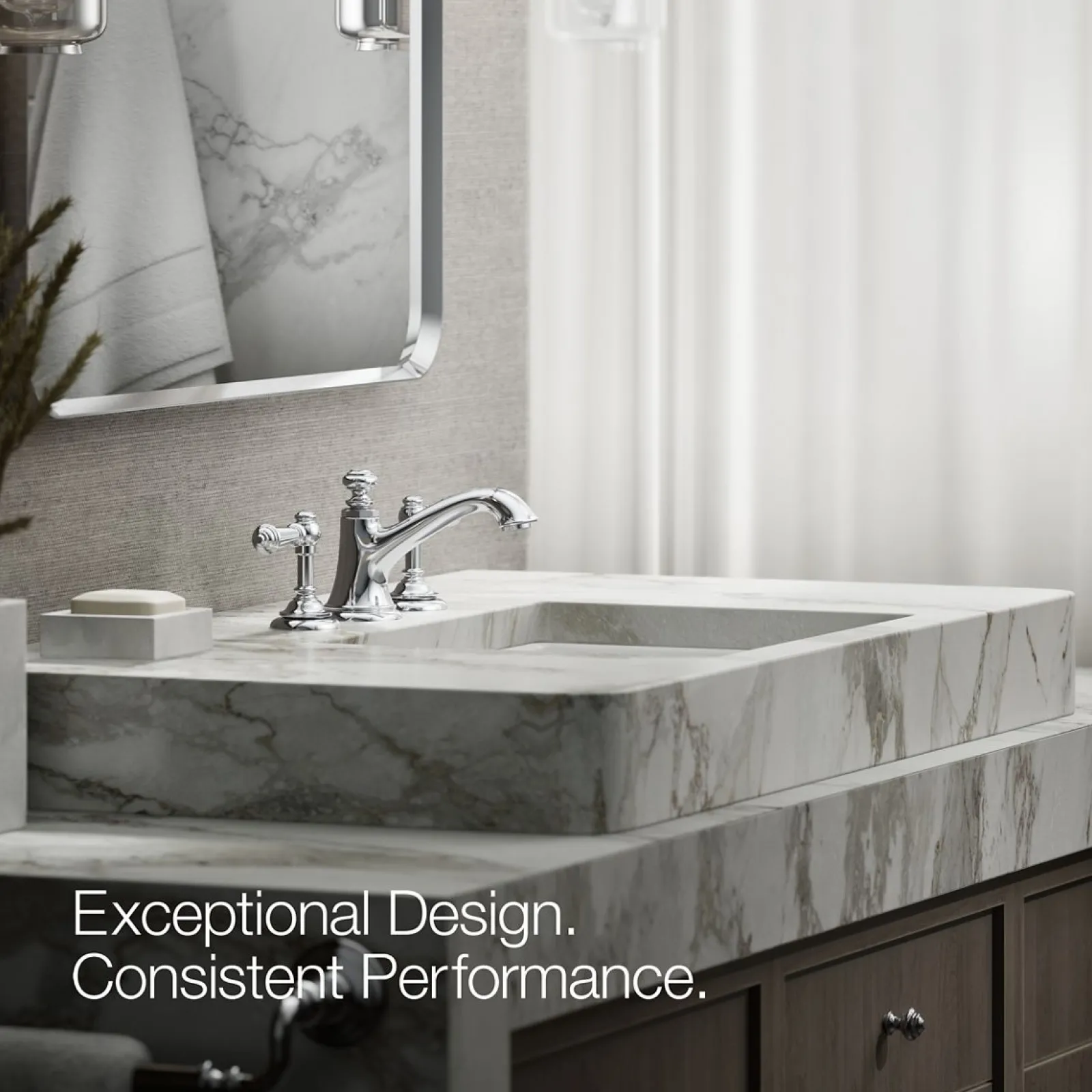 Lever bathroom sink faucet handles^Kohler Clearance