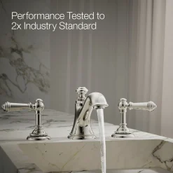 Lever bathroom sink faucet handles^Kohler Clearance
