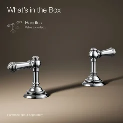 Lever bathroom sink faucet handles^Kohler Clearance
