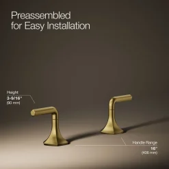 Lever bathroom sink faucet handles^Kohler Discount