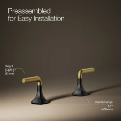 Lever bathroom sink faucet handles^Kohler Discount