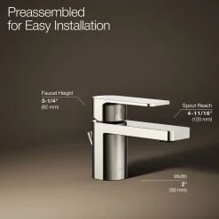 Low single-handle bathroom sink faucet, 1.0 gpm^Kohler Sale