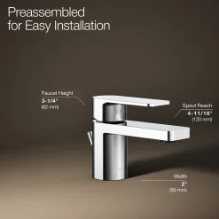 Low single-handle bathroom sink faucet, 1.2 gpm^Kohler Clearance
