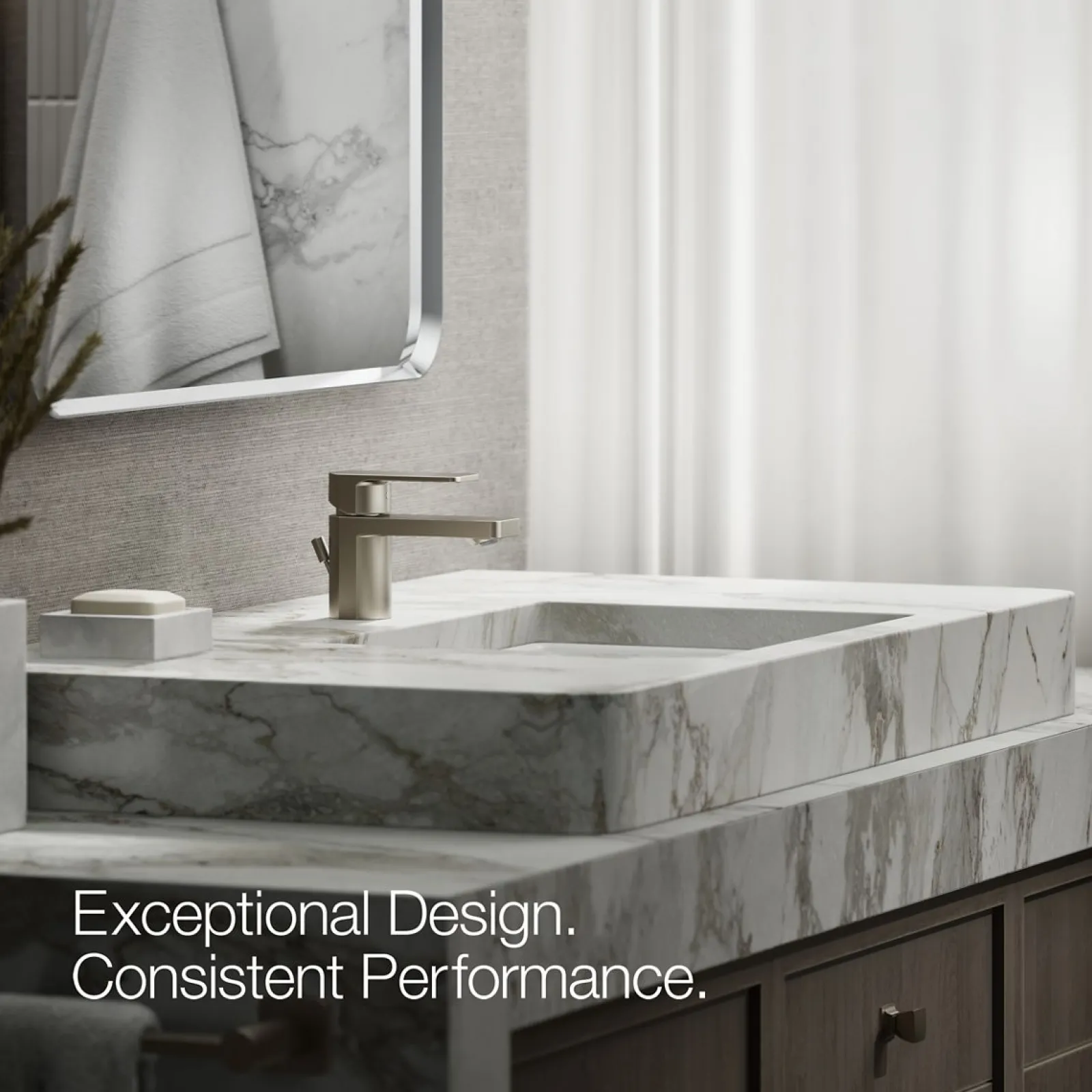 Low single-handle bathroom sink faucet, 1.2 gpm^Kohler Clearance