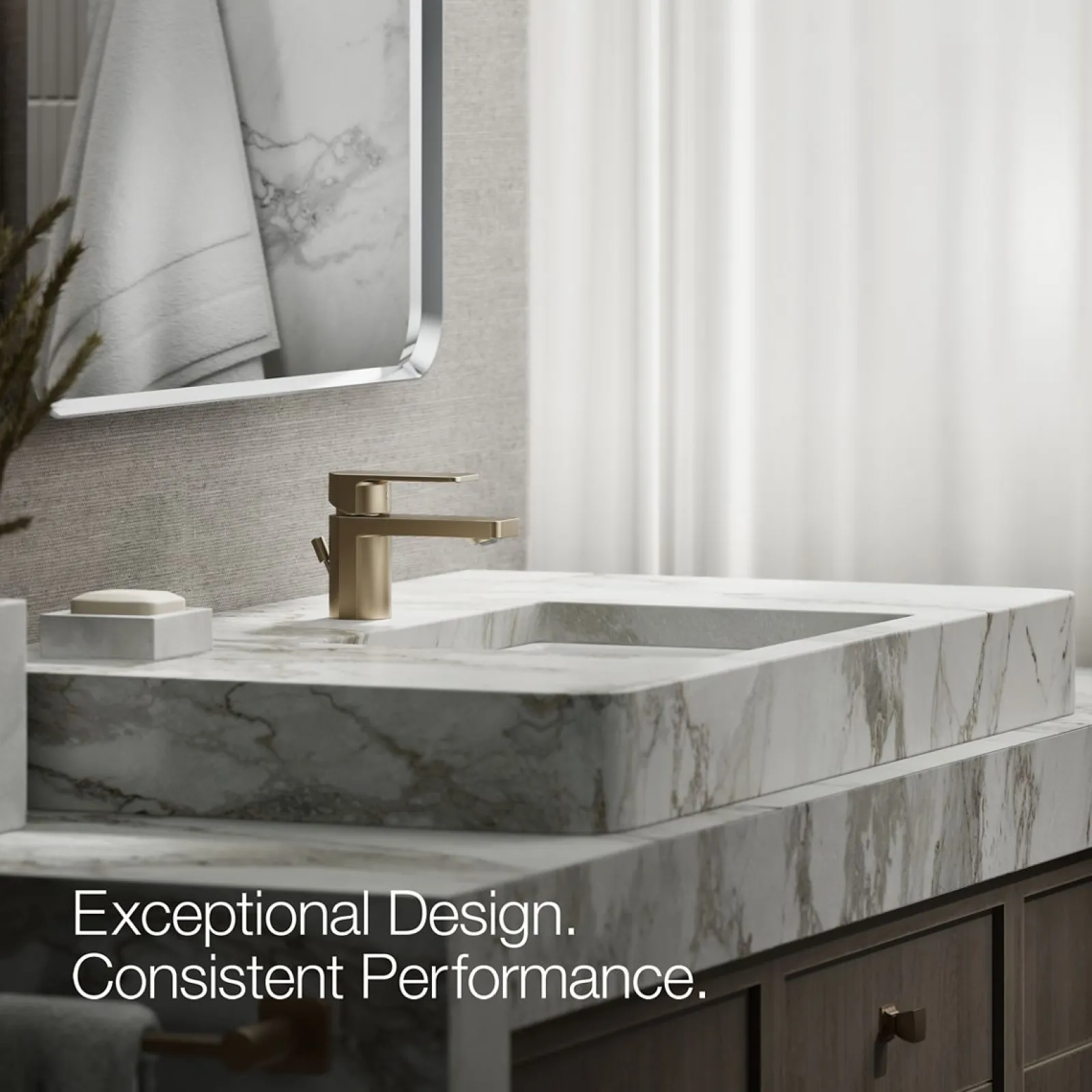 Low single-handle bathroom sink faucet, 1.2 gpm^Kohler Clearance