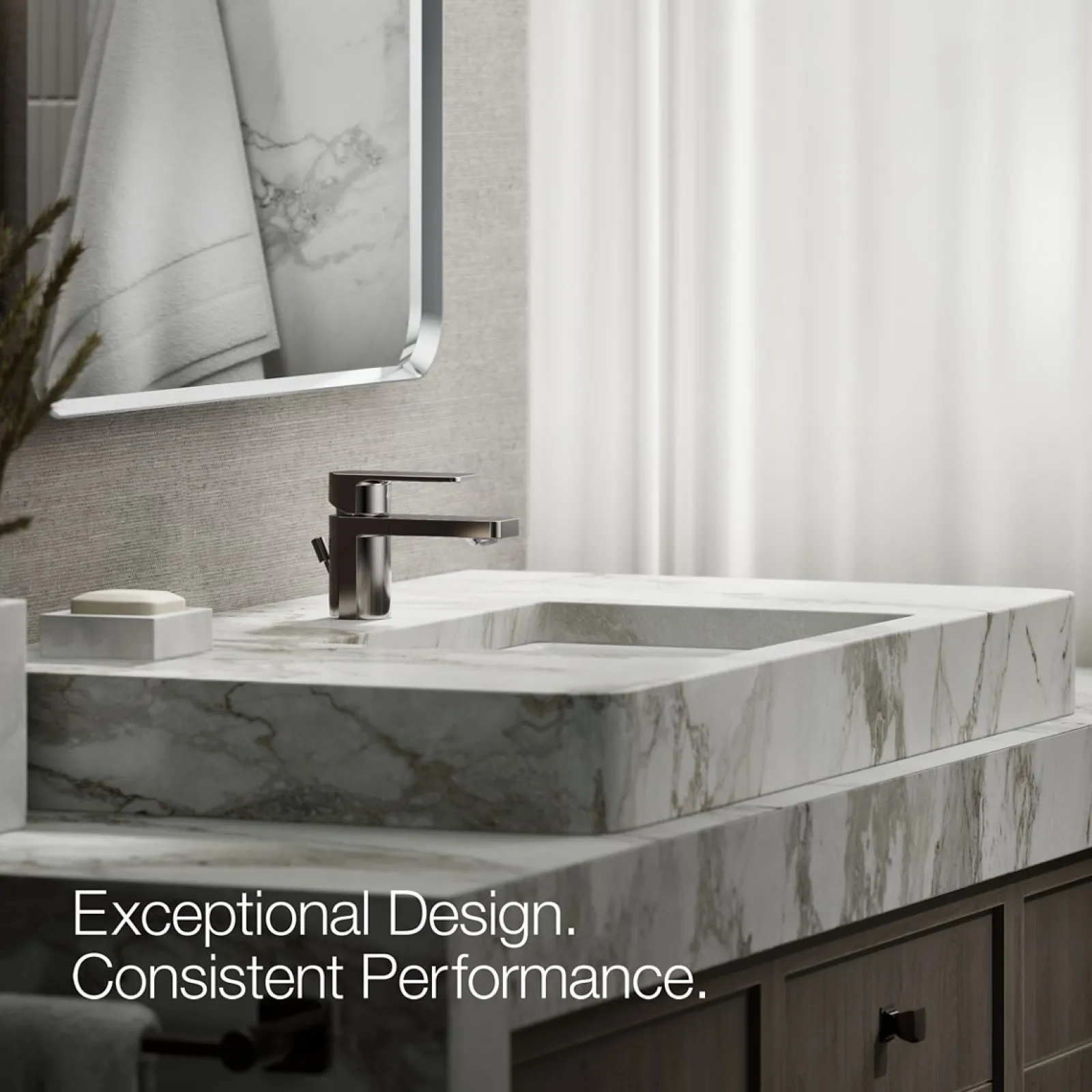 Low single-handle bathroom sink faucet, 1.2 gpm^Kohler Clearance