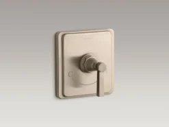 MasterShower® temperature control valve trim with Lever handle^Kohler Hot
