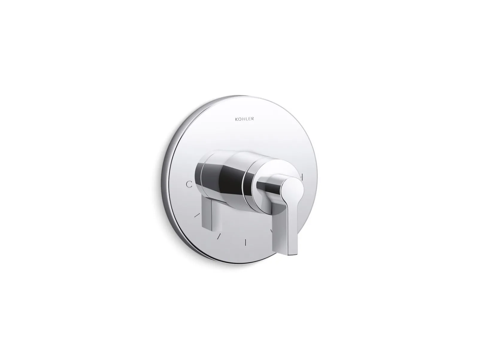 MasterShower® temperature control valve trim with Lever handle^Kohler Clearance