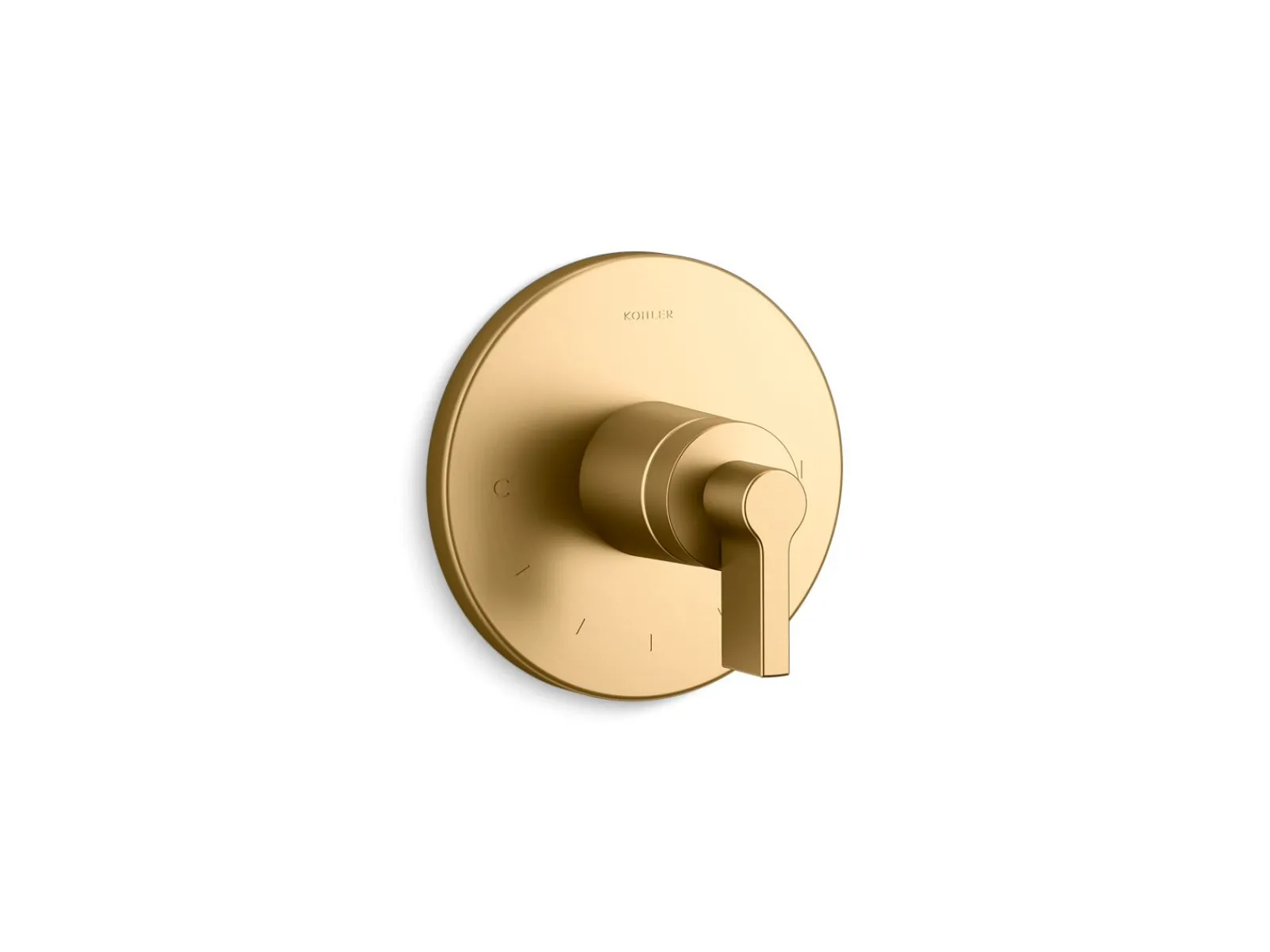 MasterShower® temperature control valve trim with Lever handle^Kohler Clearance