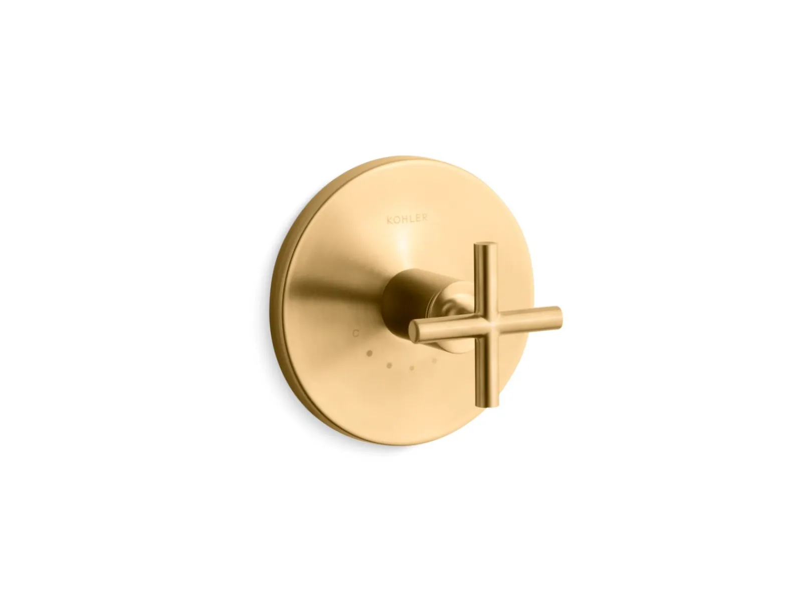MasterShower® temperature control valve trim with cross handle^Kohler New