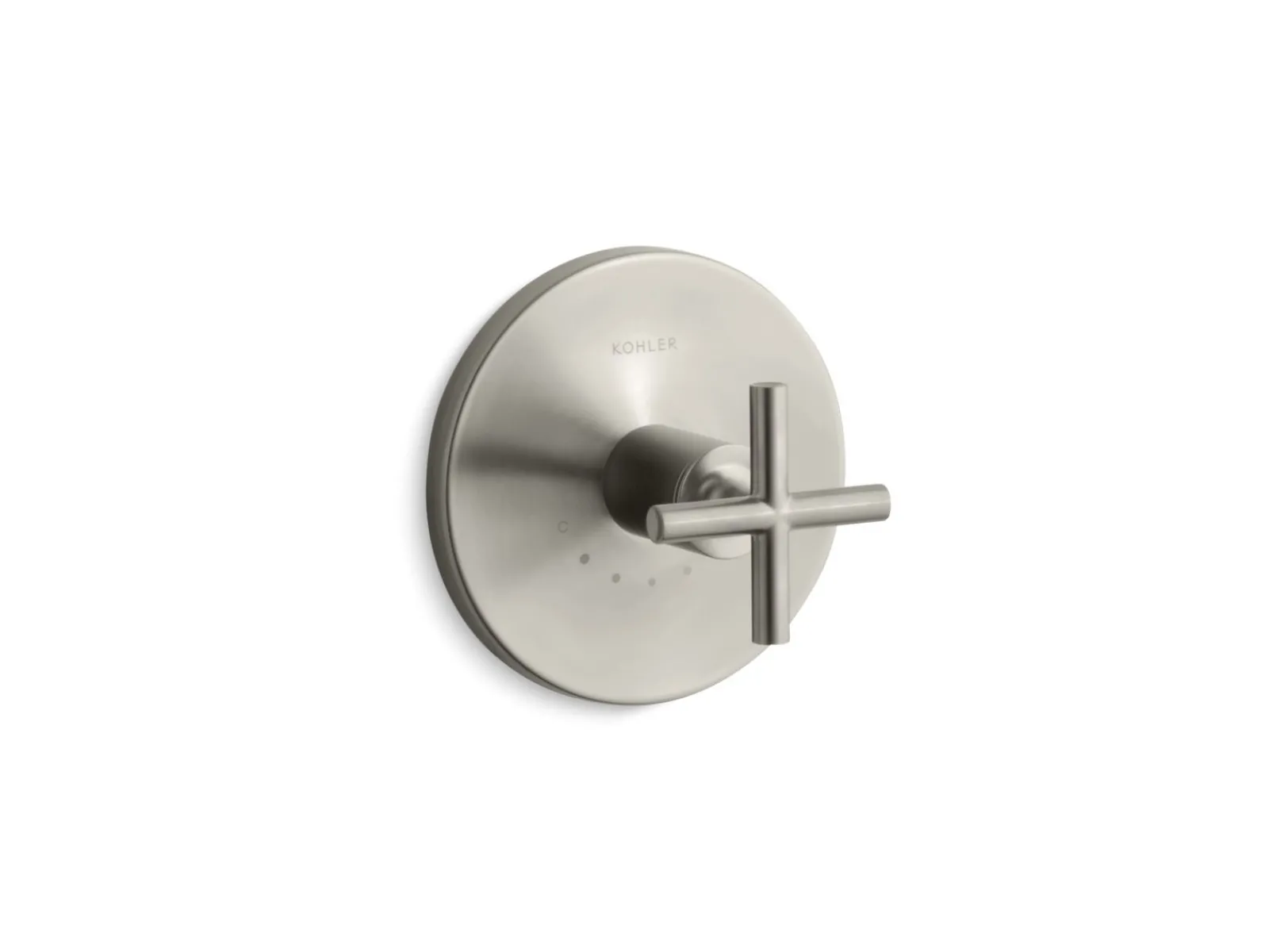 MasterShower® temperature control valve trim with cross handle^Kohler New