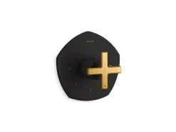 MasterShower® temperature control valve trim with cross handle^Kohler Online