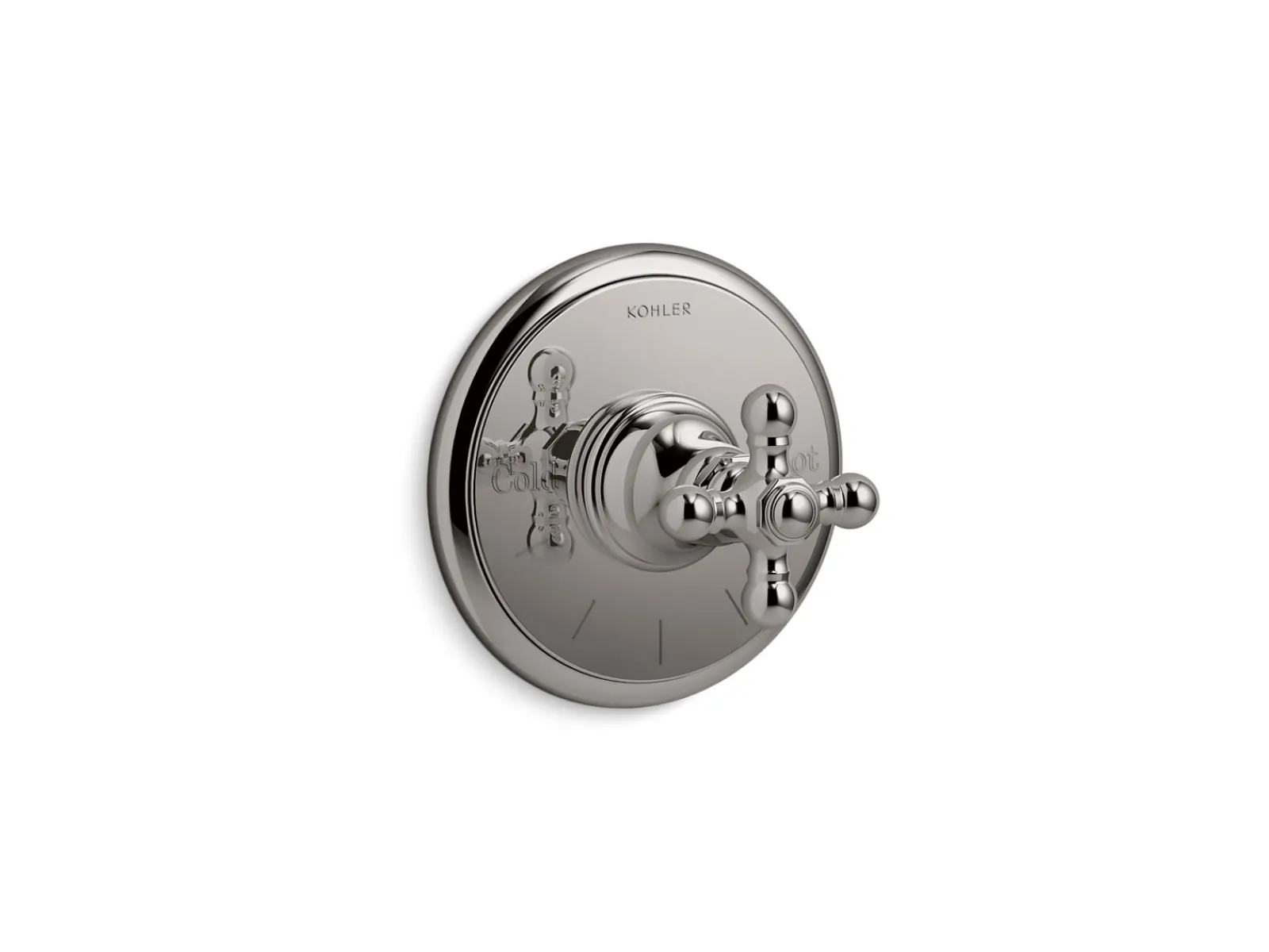MasterShower® temperature control valve trim with cross handle^Kohler Online