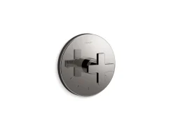 MasterShower® temperature control valve trim with cross handle^Kohler