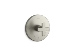 MasterShower® temperature control valve trim with cross handle^Kohler