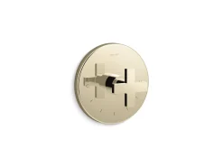 MasterShower® temperature control valve trim with cross handle^Kohler