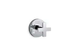 MasterShower® transfer valve trim with cross handle^Kohler