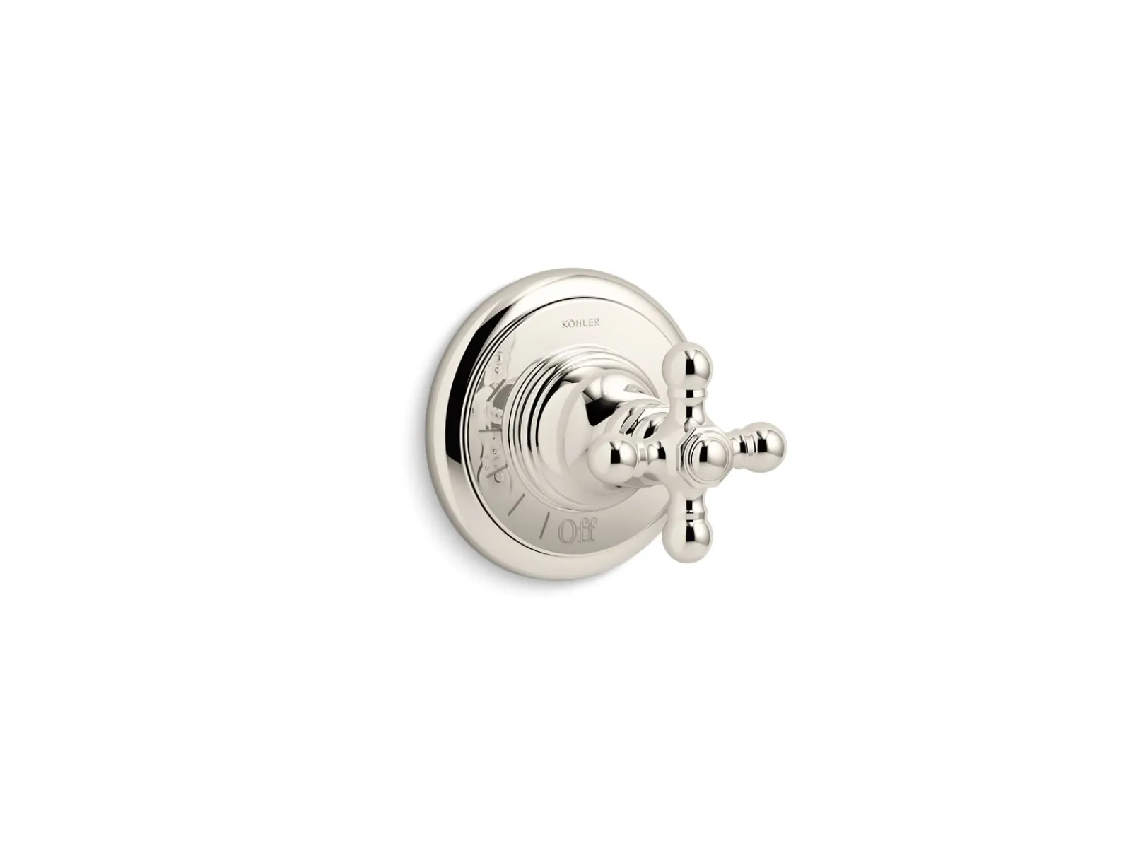 MasterShower® volume control valve trim with cross handle^Kohler Best