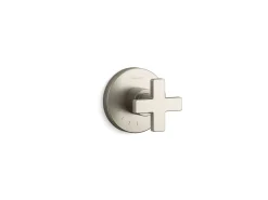 MasterShower® volume control valve trim with cross handle^Kohler