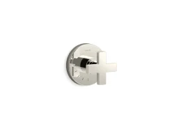 MasterShower® volume control valve trim with cross handle^Kohler